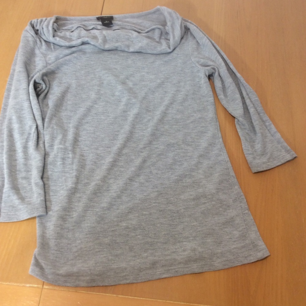 Ann Taylor cowl neck light sweater 3/4 sleeves